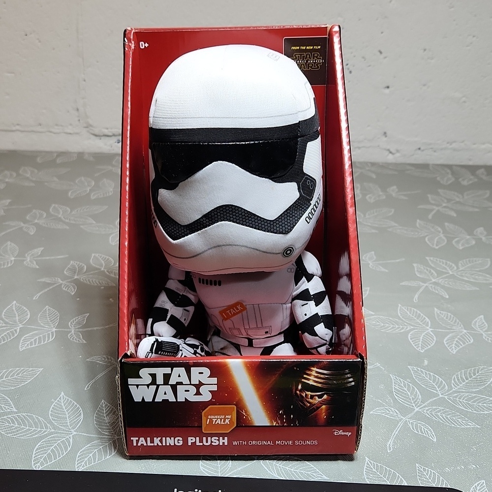 StarWars The Force Awakens Stormtrooper Talking Plushie